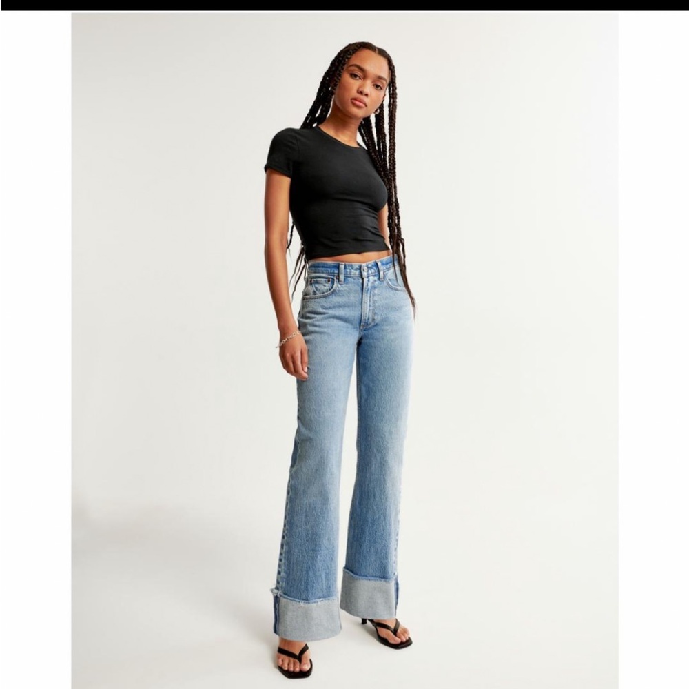 Abercrombie & Fitch Light Blue Flare Jeans